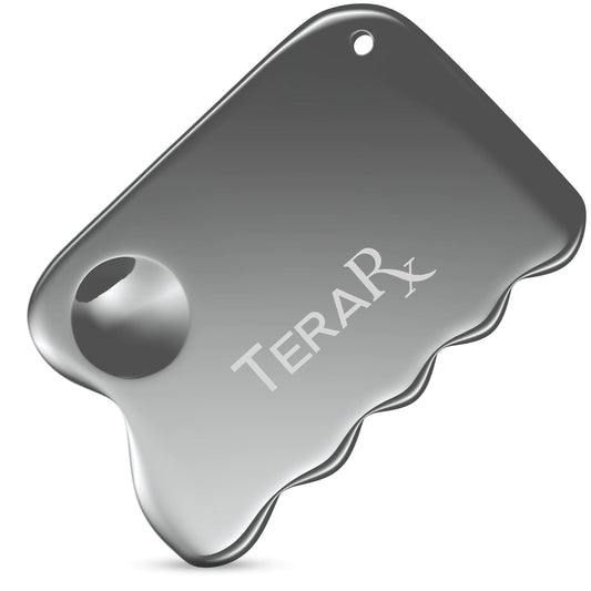 TeraRX Terahertz Stone Gua Sha & Massage Tools – Authentic Terahertz Tools for Lymphatic Drainage Tension Relief and Facial Relaxation (Body Gua Sha)